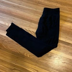 black full length leggings